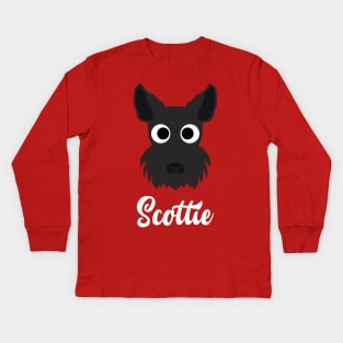 Scottie Dog - Scottish Terrier Kids Long Sleeve T-Shirt